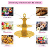 GENERIC 3-TIER CARDBOARD CUPCAKE STAND - 2 PCS ROUND CUPCAKE STAND TOWER New