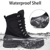 Mishansha Men's Duck Boots Waterproof Cold Weather Ankle Boots Night Size 10 New
