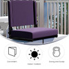 Flash Furniture Grandstand Portable Stadium Seat Folding Padded Chair Purple New