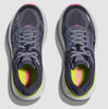 HOKA BONDI 9 SIZE: WOMEN 11B CHARCOAL GRAY - GRAY SKIES