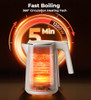 SSYFEI ELECTRIC KETTLE 1.0L 1200W FAST HEAT AUTO SHUT-OFF BOIL-DRY PROOF WHITE