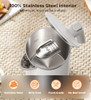SSYFEI ELECTRIC KETTLE 1.0L 1200W FAST HEAT AUTO SHUT-OFF BOIL-DRY PROOF WHITE