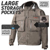 B00EMM7A1Y Aquaz Kenai Wading Jacket, Lightweight Breathable Fishing, XX-Large New