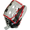 MIKEN PLAYERS SERIES SLOWPITCH SOFTBALL GLOVES SIZE 15 LEFT HANDED - BLACK WHITE New