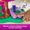 FISHER PRICE BARNEY WORLD LIGHTS AND SOUND TREEHOUSE PLAYSET - Purple