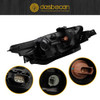 Dasbecan Halogen Headlamp Ford Taurus 2013-2014 Left Black Housing - B0DK4JW8FX