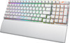 ASUS ROG Strix Scope II 96 Wireless Gaming Keyboard, Tri-Mode Connect, White