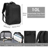 Hynes Eagle 2 in 1 Travel Backpack 48L Carry on Backpack Daypack - Black New