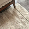 MOTINI Tufted Cotton Area Rug 3' x 5' Hand Woven Knotted Bohemian Carpet New
