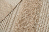 MOTINI Tufted Cotton Area Rug 3' x 5' Hand Woven Knotted Bohemian Carpet New