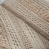 MOTINI Tufted Cotton Area Rug 3' x 5' Hand Woven Knotted Bohemian Carpet New