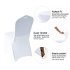 ManMengJi White Furniture Cover, 20 PCS Universal Stretch Chair Slipcovers New