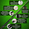 Serpion - Pool Cue Stick 100% Canadian Maple Wood. Professional Billiard New