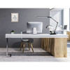 Realspace Architect Desk Lamp Adjustable 21-1/2"H B012XZZBUI - Black/Silver New
