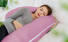 INSEN Pregnancy Pillow, Maternity Body Pillow Velvet Cover Magenta New
