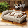 Orvis ComfortFill-Eco Couch Dog Bed Plush Three-Sided Bolster B084LRCH2Y - Large New