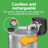 HAMILTON BEACH FLEXCUT 2-IN-1 CORDLESS RECHARGEABLE ELECTRIC CAN OPENER BLACK