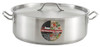 WINCO 30 QT STAINLESS STEEL BRAZIER WITH LID SSLB-30 - SILVER