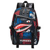 Hymfgdg Shark Backpacks Teen Laptop Adjustable Strap (16Inches) New B0C4F8GK2P New