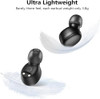 KURDENE WIRELESS EARBUDS BLUETOOTH 5.3 LIGHT WEIGHT IN EAR HEADPHONES - BLACK New