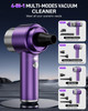 EYYA HANDHELD CAR VACUUM CLEANER CORDLESS, 15000PA HIGH - PURPLE/SILVER
