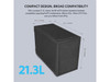 Lian Li B4-mATX 21.3L Small Form Factor PC Case, Support 358mm GPU, 360 AIO,