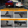 Xprite 18" COB LED Emergency Traffic Advisor Strobe Light Bar, White & Amber New