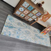 AMIDA Vintage Runner Rugs 2.3x8.9Ft Non Slip Distressed Medallion Area Rugs New