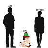 PRODUCTWORKS 28" Peanuts 3D LED Snoopy New