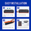 Valinkso 414A Toner Cartridges 4 Pack (with Chip) Work for HP Color Pro® New