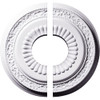 Ekena Millwork CM20LN2 Ceiling Medallion Fits Canopies up to 6-1/4" - White New