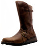 FLY London Women's Mes Engineer Boot Camel Rug 40 EU/9 - 9.5 M US New