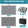 Outdoor Rug for Patio Waterproof Outdoor Rugs 9'x12' for Patios Clearance New