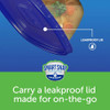 ZIPLOC FOOD STORAGE CONTAINERS LIDS SMART SNAP TECHNOLOGY 4 CT सपाट-70935 CLEAR New