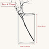 Homerove Glass Flower Vase, Set of 12 Clear Glass Cylinder Vase (6" Tall) New
