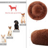 nononfish Calming Dog Bed Large Dogs Furry Dog Bed for Cuddler Dog Bed Anxiety New