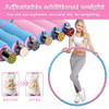 NNC Weighted Hula Hoop 6 Sections Detachable Design Exercise Hula Hoop - Pink New