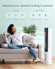 Choice Plus Evaporative Air Cooler Swamp Bladeless Tower Fan Cooling Humidifier New