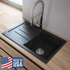 Lavello Decoro 100LT 31" Granite Sink Composite Single Bowl Big Range - New New