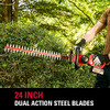 POWERWORKS 40V 24 inch Cordless Hedge Trimmer Electric Grass Trimmer B092J1FC7M New