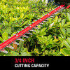 POWERWORKS 40V 24 inch Cordless Hedge Trimmer Electric Grass Trimmer B092J1FC7M New