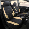 GIANT PANDA Car Seat Cover Luxury Faux Leatherette B092LJ2WDP - Gray New