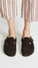 0660461 BIRKENSTOCK UNISEX BOSTON SOFT FOOTBED, MOCHA SUEDE, 40 M EU, SIZE 7