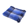 B09S4WMD7X Recycled Plaid Blanket – Blue New