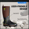 B07TMMLJJ7 - TIDEWE Rubber Neoprene Boots for Men and Women, Brown,M8/W9 New
