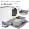 RIZZARI Millions Sold Wordwide Cat Litter Box Large Top Entry Anti-Splashing New