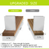 Habudda Floating Shelves Wall Decor Bedroom Bathroom Wood Shelf 2 Pack - NEW New