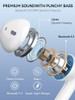 WHYKJTEK Wireless Earbuds Bluetooth 5.3 Headphones HiFi Stereo 4 ENC Mics White