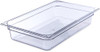 Carlisle StorPlus Polycarbonate Food Pan, Full Size, 11 Qt, 1 Ct - Clear New
