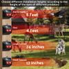 KITTMIP 4 PACK CONTROL LIGHT NOCTURNAL ANIMAL REPELLER SR-4SKL-P753 - BLACK